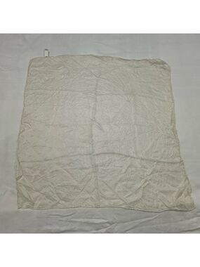 Sarah’s Silks Ivory 21x21 Pure Silk Play Scarf Waldorf Montessori